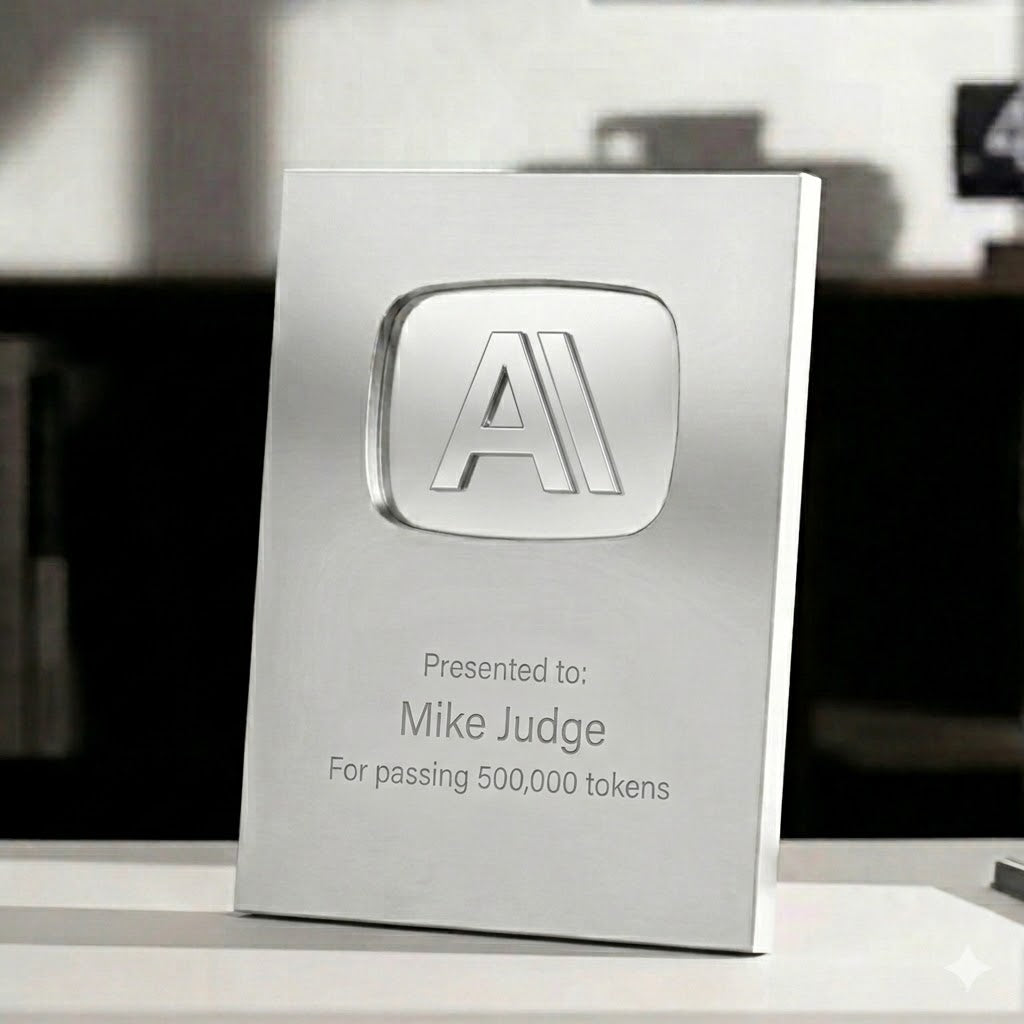 Anthropic Token Award — Custom Metal Trophy - Image 5